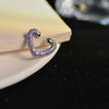 1pc Fake Piercing Heart Clip Earrings Female Delicate Zircon Buckle Ear Cuff Cartilage Ear for Women Jewelry - Image 3