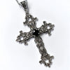 Y2K Punk Crystal Big Cross Pendant Necklaces for Women Men Gothic Irregular Cross Clavicle Chain Necklaces Aesthetic Jewelry - Image 4