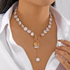 Vintage Imitation Pearl Choker Necklace for Women Glass Stone Irregular Bohemian Ethnic Style Charming Party Jewelry Gift - Image 13