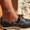 Men's Surfer Anklet for Men Women,Bohemia Handmade Rope Cord Chain Beach Barefoot Ankle to Boy Male Holiday Bracelet on Leg - Image 3