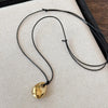 Metal Flower Pendant Necklace For Women Vintage Black Leather Rope Long Sweater Chain Jewelry Accessories Gift - Image 10