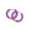 6pcs Colorful Enamel Stainless Steel Earring Hoop For Women Round Circle Huggie Earring Jewelry Supplies - Image 17