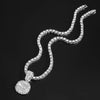 Delicate Shiny Last Supper Pendant Necklace Men's Jewelry Match Iced Out 4mm Tennis Chain Men Hip Hop Style Women Gift - Image 10