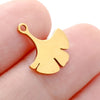 5Pcs/Lot Arrive Leaf Pendant Hollow Leaves Stainless Steel Charms for Earrings Bracelet Necklace Jewellery Making - Image 15