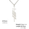 Ogham Necklace Strength Wisdom Love Ancient Irish Tree Alphabet Nordic Amulet Stainless Steel Jewelry - Image 8