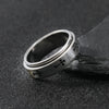 Rotatable Metal Cross Ring For Men Women Silver Color Stainless Steel Ring Punk Gothic Simple Accessories Christian Jewelry Gift - Image 3