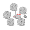 10pcs Stainless Steel Gold Silver Round Disc Earring Post W Loop Hammered Plate Earrings Base For Hypo-Allergenic Earring Making - Image 7