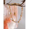 Pearls Double Layer Chain Stainless Steel Charm Bracelet Bangle Women Stylish Summer Jewelry - Image 6