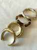 Four-Piece Resin and Acrylic Bangle Set in Multicolor and Gold-Tone or Silver-Tone Styles - Image 6