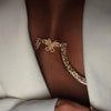 Stonefans Ins Butterfly Bra Chain Body Jewelry for Women Sexy Model Bling Chest Support Bra Top Festival Accessories