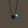 Cute Cartoon Big Eye Cat Luminous Bracelets Glow In The Dark Fluorescence Pendant Bracelet For Women Couple Friendship Jewelry - Image 4