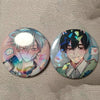 2Pcs Anime Button Brooch Pins Shy Couple Alien Stage Ivan Till Cartoon Badge for Backpack Jewelry Accessories Handmade Gifts - Image 2