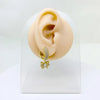 Pearl Heart Hoop earrings 4 lines Cubic zirconia women huggie earrings Sweet Bow drop earrings - Image 5