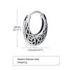 Punk Viking Hoop Earrings for Men Boys,Vintage Celtic Knot Stainless Steel Huggies Earrings,Hip Hop Cool Street Jewelry Gifts - Image 10