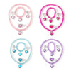 Girl Dress Up Jewelry Toddler Princess Ring Earrings Bracelets Necklaces Kids Costume Jewelry Set for Girl Tea Costume Party - Image 4