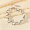316L Stainless Steel Pearl Chain Necklace Bracelet Set For Women Silver Color Jewelry Set Gift Party - Image 6