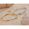 Stainless Steel Heart Handmade Chain Bracelet Bangle Daily Charm Wrist Jewelry - Image 6