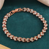 Simple Women's Geometric Crystal Cubic Zircon Bracelets Bracelet Goth Full Rhinestone Charm Bracelet Wed Jewelry - Image 3