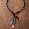 Bohemian Ethnic Wood Leaf Pendants Necklace Vintage Handmade Retro Statement Necklaces for Women Daily Wear Jewelry - Image 6