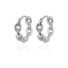 Vintage U-Shape Square Hoop Earrings For Women Stainless Steel Geometric Square Earring Wedding Aesthetic Jewerly Gift - Image 8