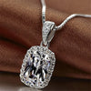 Geometric Cubic Zirconia Pendant Necklace for Women Temperament Female Wedding Neck Accessory Party Jewelry - Image 2