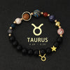 Planet Bracelet Eight Planet Stones 12 Zodiac Signs Bracelet Stone Beads Christmas Birthday Gift Jewelry - Image 38