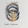 7Pcs Colorful Rice Beads Bracelet Set For Women Heart Charm Elastic Beaded Chain Bangle Female Jewelry Gift - Image 6