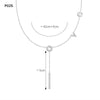 Stainless Steel Chain Necklace with Long Tassel Details - Image 16