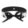 1Pc Sexy Leather Cow Print Bell Pendant Choker Necklace Women Punk Gothic Sweet Bow Necklace Cosplay Party Jewelry Gift - Image 5