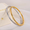 Zakol Stainless Steel Cuff Bracelet Bangles for Women Smooth Metal Openable Bracelets Jewelry Gift - Image 3