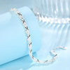 Silver Bracelet Multiple Styles Bracelet Chain For Women Charm Bracelet Wedding Jewelry Gift - Image 2