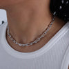 Jewelry Set 316L Stainless Steel Gold Color Geometric Chain Necklace Bracelets For Women Girl - Image 11