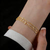 6Pcs Silver Plated Rhinestone Bracelets for Women Elegant Multi Layer Chain Jewelry Set - Image 10