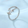 Silver Open Rings for Women Couple Vintage Simple Wave Twisted Ring Party Prevent Allergy Jewelry Holiday Gifts - Image 9