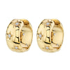 Gold Color Big Hoop Earrings for Women Zircon Star Round Circle Piercing Earrings Party Jewelry Accessories - Image 21