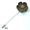 Handmade Men's Brooches Floral Lapel Pin for Men Suit Long Needle Fabric Mushroom Flower Brooch Pins for Wedding Women Jewelry - Image 17