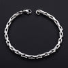 4.2mm Stainless Steel Bracelet Link Chain for Women Men Punk Rock Boy Chunky Metal Jewelry Wristband Anklets Ankle Hand Chain - Image 2