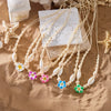 Bohemia Sea Shell Choker Necklace For Women Summer Sweet Flower Pendant Hand-woven Rope Neck Chain Jewelry Accessory - Image 6