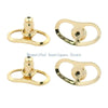 U4LF Set of 4 Elegant Earrings Lifters Secure and Comfortable Backs for Heavy Earrings Hypoallergenics Earring Backings - Image 2