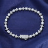 Party Wedding Unique and Dazzling Women's Brass Jewelry Sparkling Zircon Star Tennis Bracelet Birthday Gift - Image 8