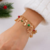 Christmas Multi Elements Pendant Bracelets for Women Colorful Crystal Beads Elk Snowman Snowflake Santa Claus Bracelet Jewelry - Image 4