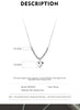 Modian Romantic 925 Sterling Silver Lovely Heart Pendant Necklaces Women Chain Necklace Sterling Silver Wedding Jewelry