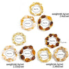 Three Piece Acrylic Bead Bracelet Set with Baroque Style Accents - Image 5