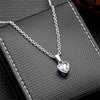 Stainless Steel Heart Urn Necklace with Birthstone Cremation Jewelry for Human Ashes, Keepsake Cremation Urn Jewelry - Image 15