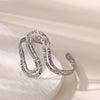 Stainless Steel Bracelet For Women Men Aesthetic Flower Leaf Bangle Opening Gold Color Geometric Bangles Bracelets Jewelry - Image 22