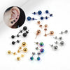 1Pair Small Round Ball Stud Earring For Women Men Stainless Steel Needle Push Back Ear Studs Simple Jewelry - Image 1