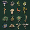 Animal and Plant Lapel Pins Mixed Fruit and Food Brooches and Badges Enamel Metal Jewelry Party Clothing Accessories - Image 1