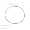 Simple Beads Chain Bracelet Jewelry Multi-layered Thin Link Chain Bracelet For Women Stainless Steel Chain Jewelry - Image 12