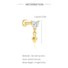 1PC Silver Tassel Chain Eight Pointed Stars Moon Earrings For Women Horse Eye Geometric Zircon Earring - Image 11