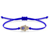 Zinc Alloy Hamsa Hand Of Fatima Blue Nazar Evil Eye Lucky Charm Bracelet Women Red Blue Grey String Handmade Chic Jewelry Gift - Image 3